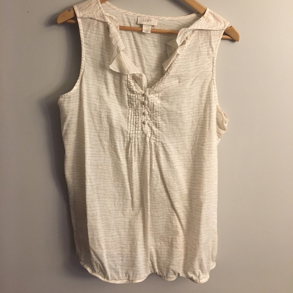 Loft sleeveless top